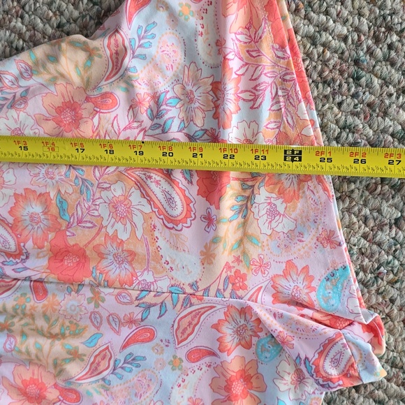 SO BRAND WOMEN'S JUNIOR SCOOPNECK "SKATER" PINK FLORAL ROMPER SIZE SMALL - Picture 12 of 15